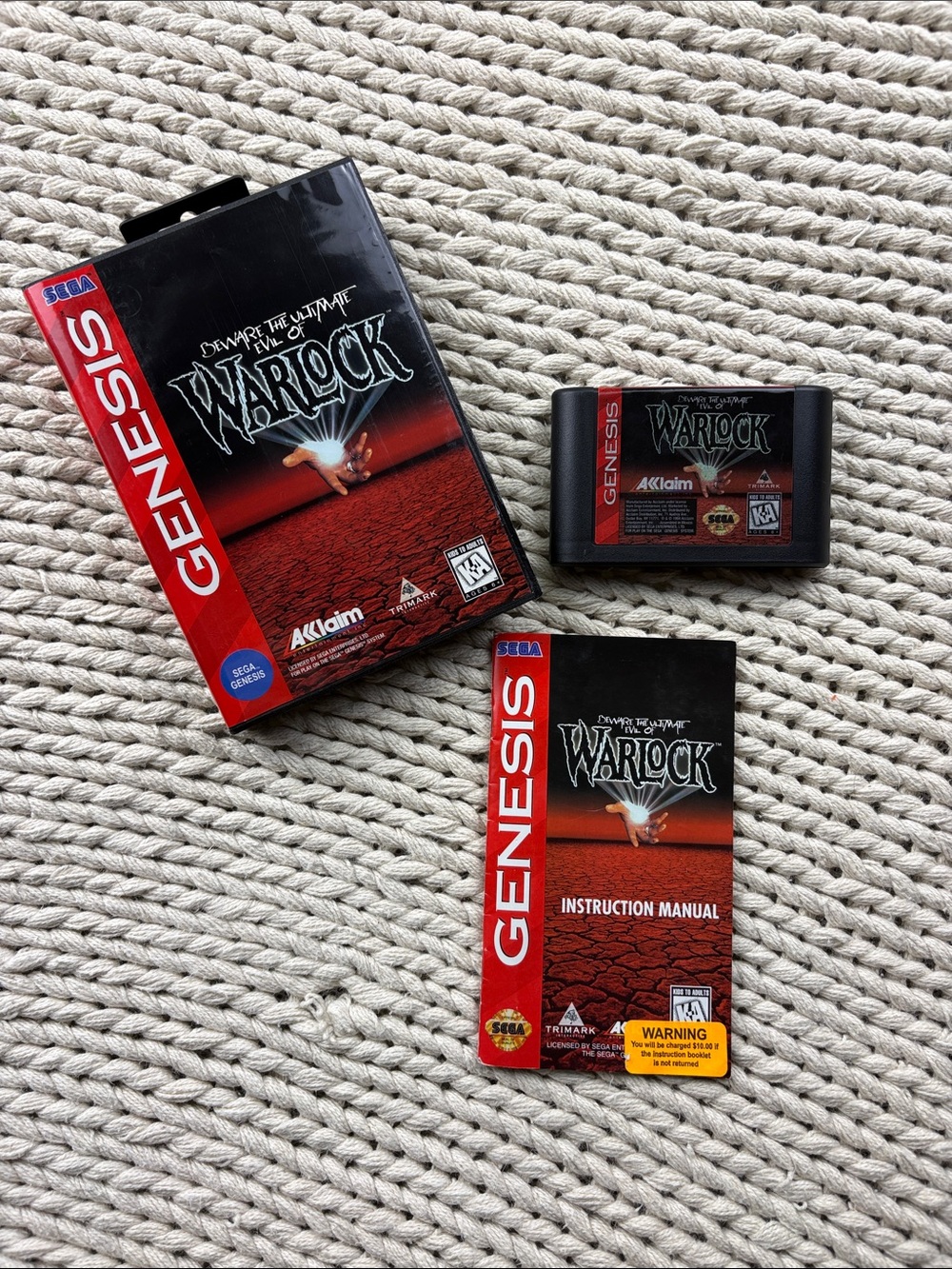 Sega Genesis Warlock (1994) CIB